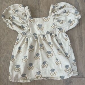 Rylee + Cru Cream Floral Dress